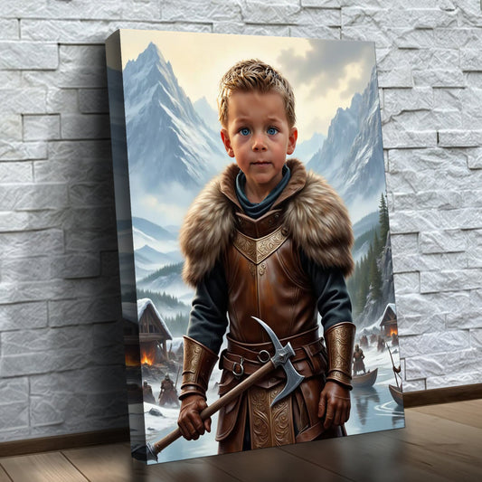 O Pequeno Chefe Viking — quadro personalizado