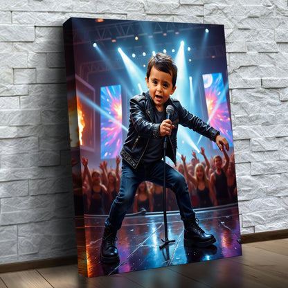 O Astro do Rock — quadro personalizado