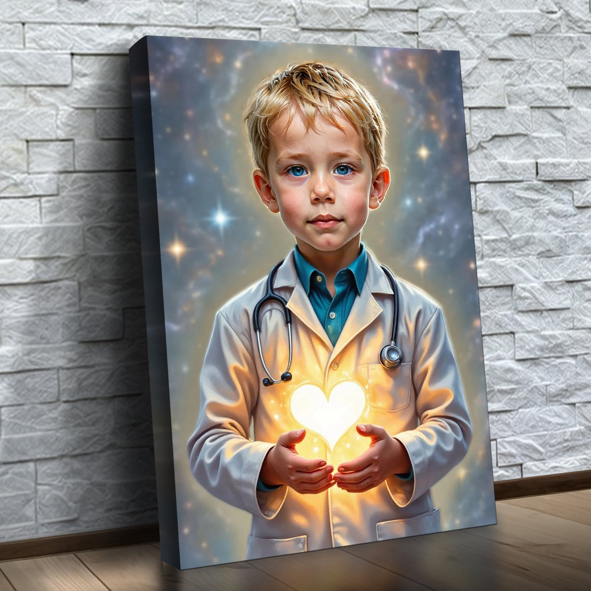 O Pequeno Médico — quadro personalizado