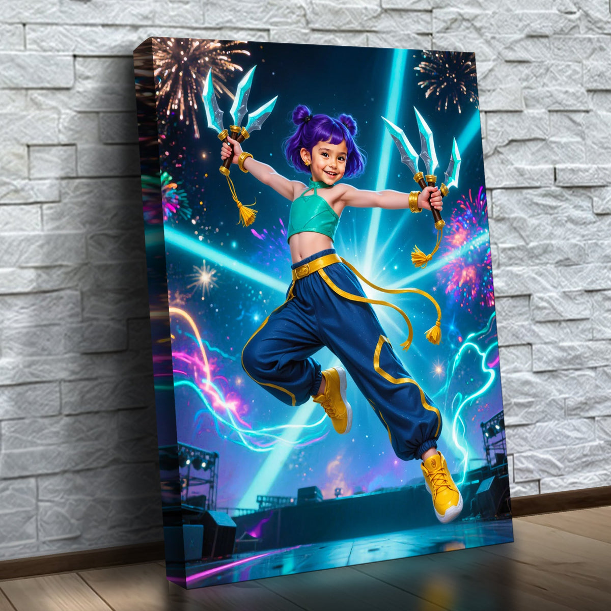 A Guardiã Cósmica do K-Pop — quadro personalizado
