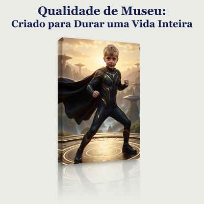 O Rei de Obsidiana – quadro canvas personalizado, qualidade de museu, criado para durar uma vida inteira